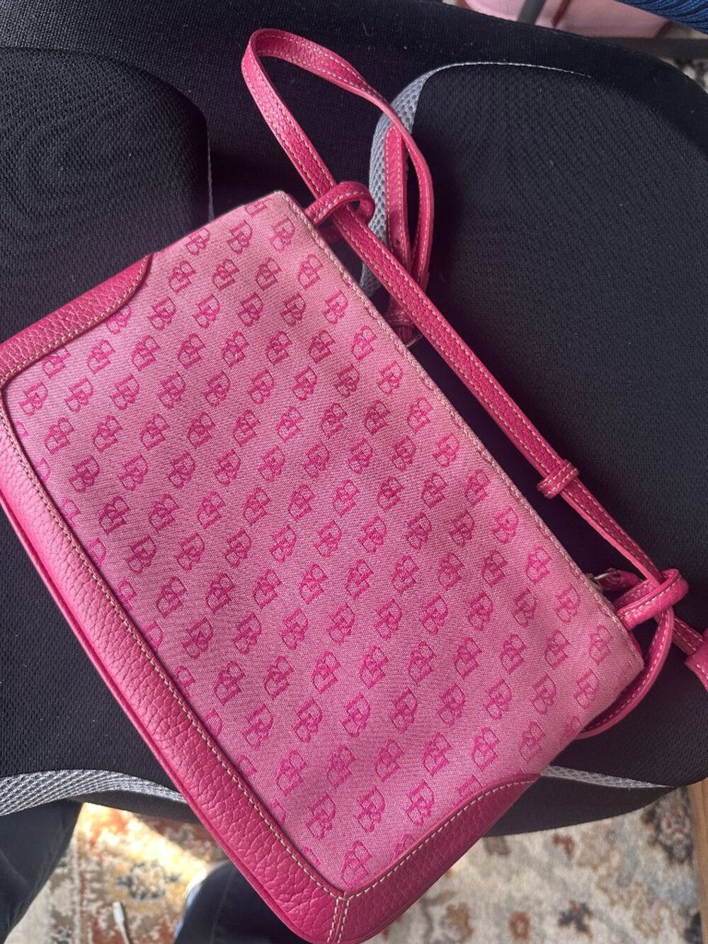 Vintage Dooney & Bourke Pink Clutch